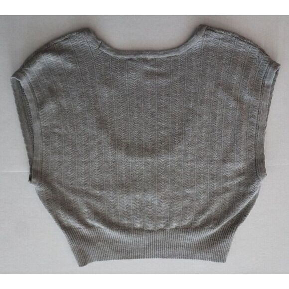 Intimately x FP OB1707964 Women's Sz L Gray Cropped Knit Sleeveless Pullover - Picture 8 of 8
